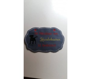 Stickserie - ITH Türschilder Hunde